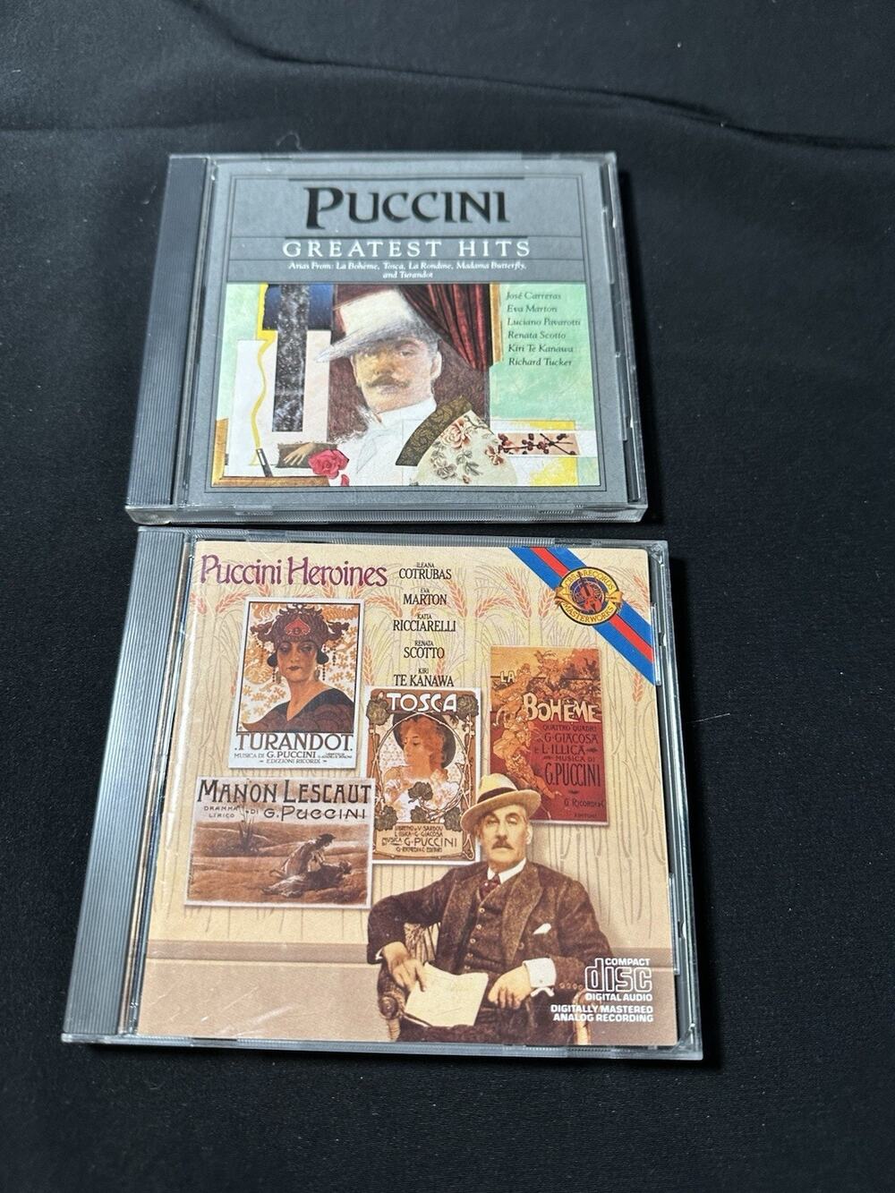 2 Music CDs Classical Music Set Puccini Heroines EUC!
